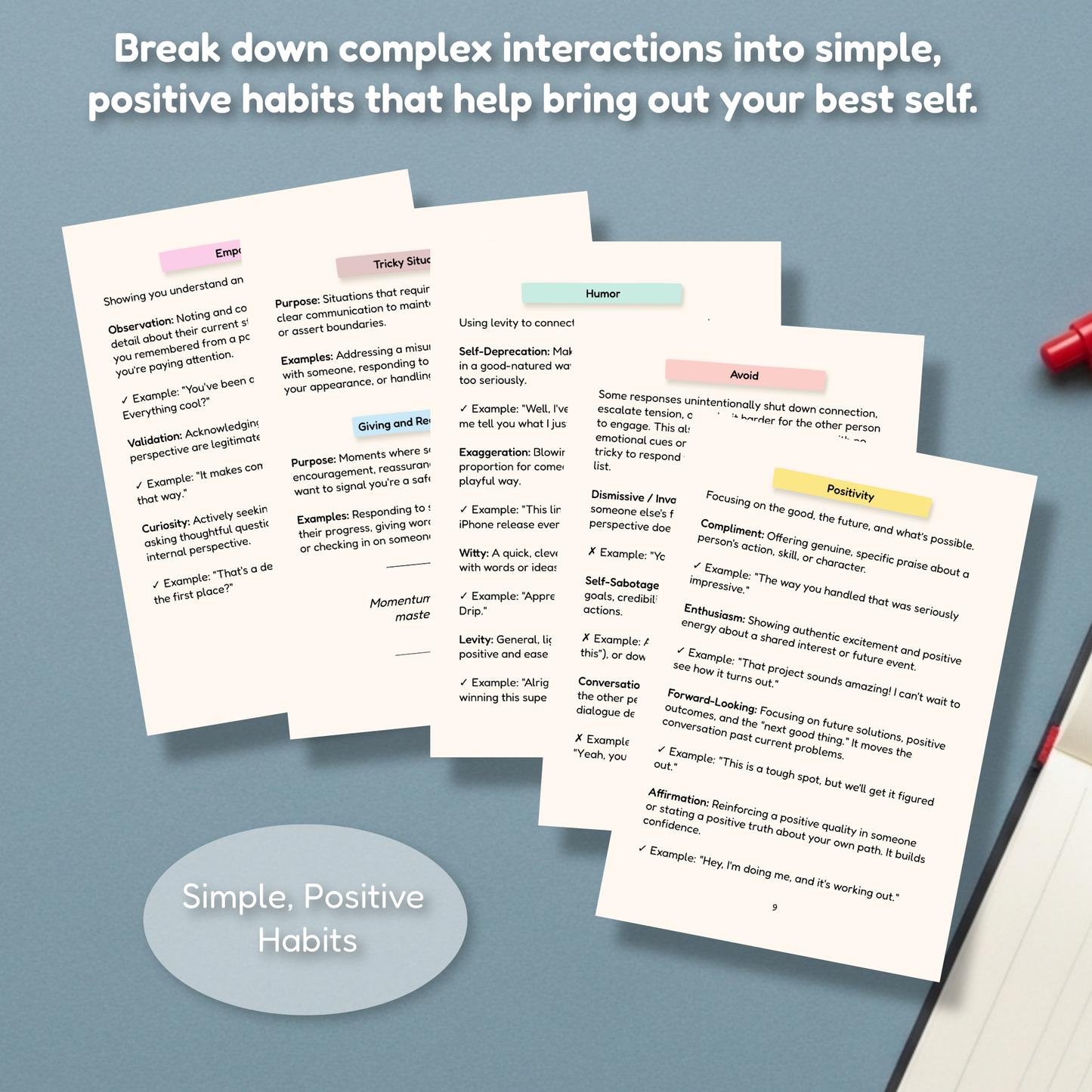The Conversation Playbook (Digital Guide) | Interpersonal Skills System